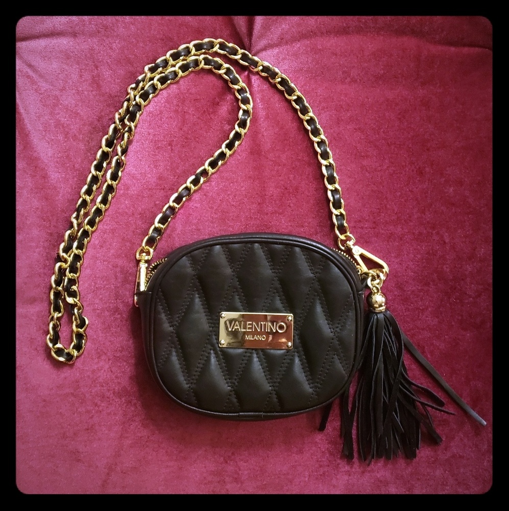 VALENTINO quilted leather purse minibag